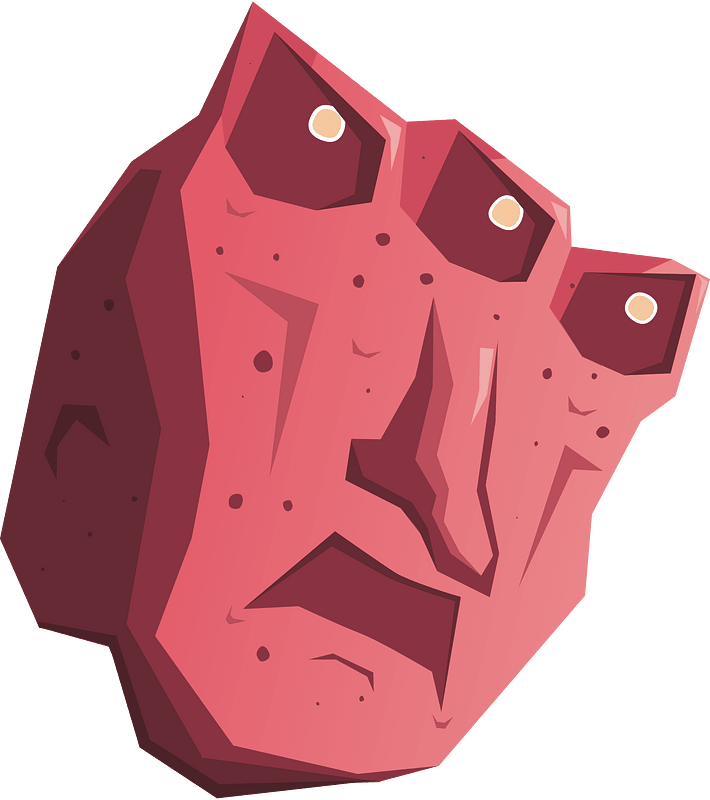 Hell yelling head