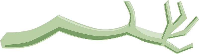Light green fantasy arm bone right