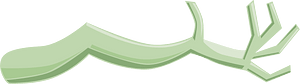 Light green fantasy arm bone right