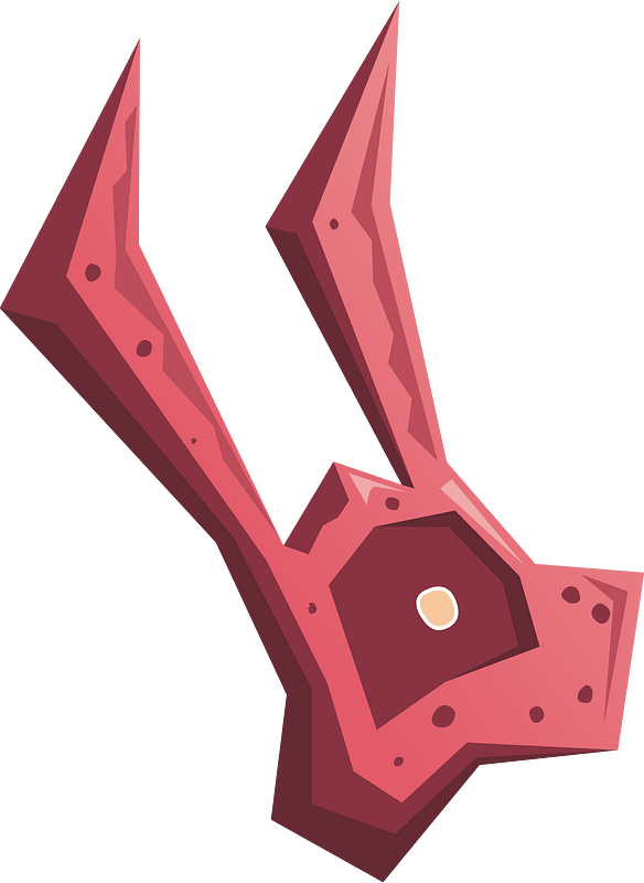 Pink rabbit ears