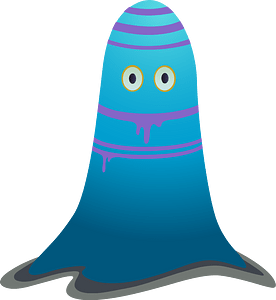 Fantasy npc blue ghost