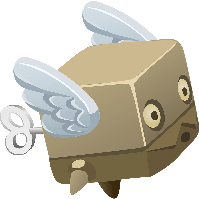 Fantasy npc brown flying block