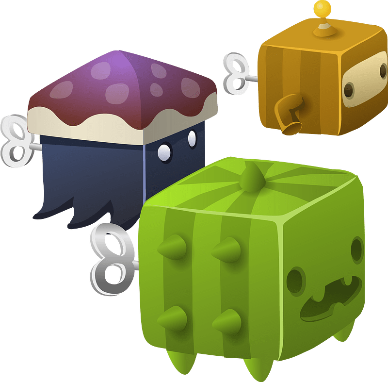 Fantasy npc multy color creatures