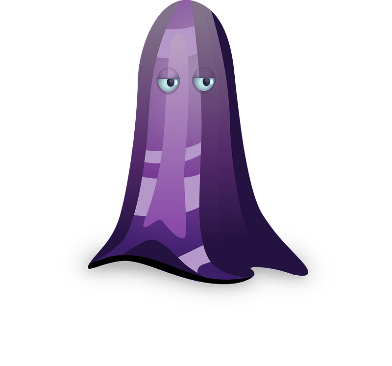 Fantasy npc purple ghost