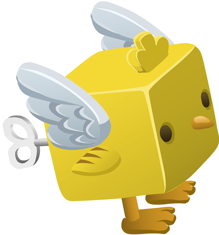 Fantasy npc yellow flying block