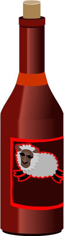 Sheep red wine