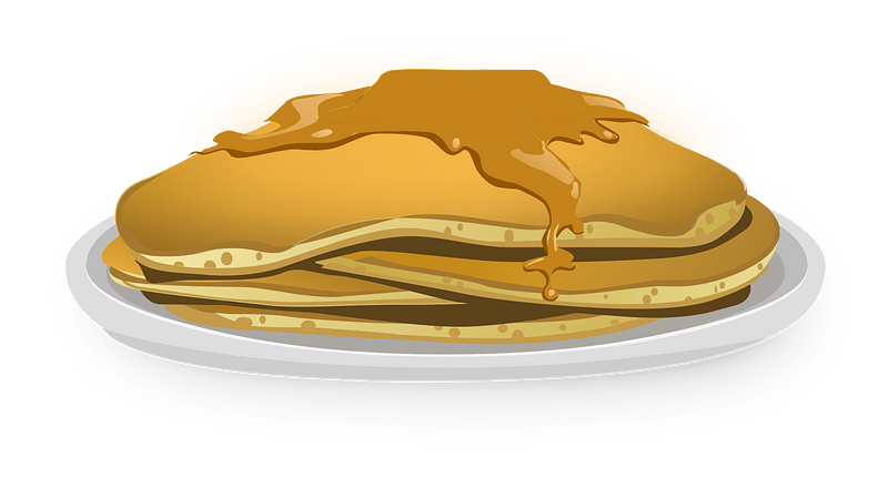 Yellow melting butter honey
