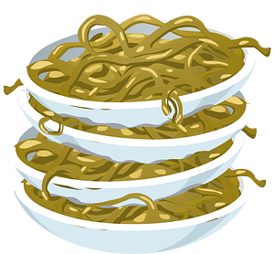 Fried noodles