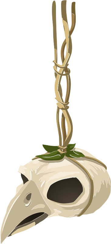 Bird skull charms