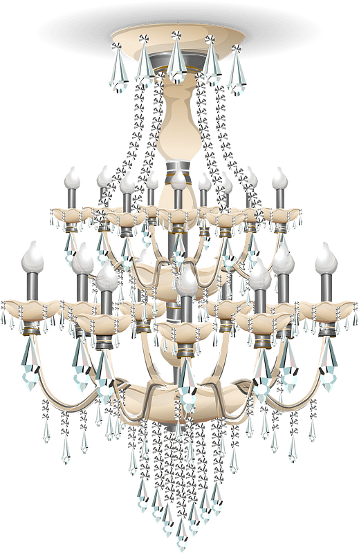 Baroque chandelier