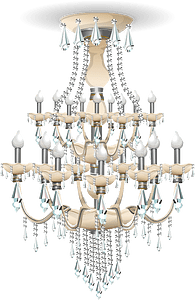 Baroque chandelier