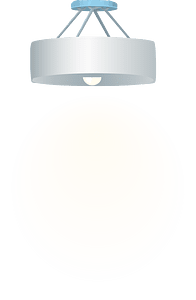 Bronze round ceiling lamp