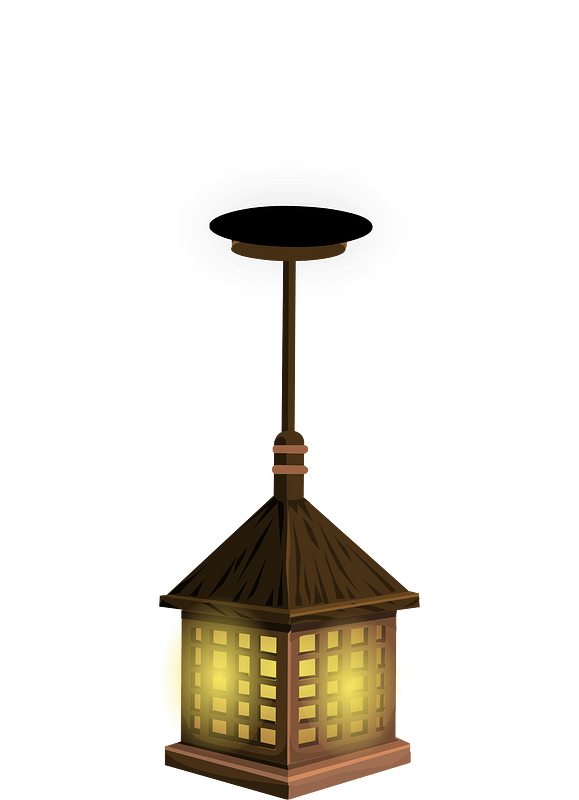 Lantern ceiling lamp