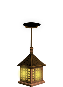 Lantern ceiling lamp