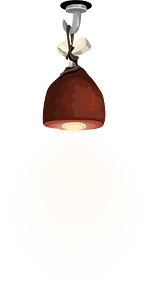 Meat drumstick ceiling fantasy light