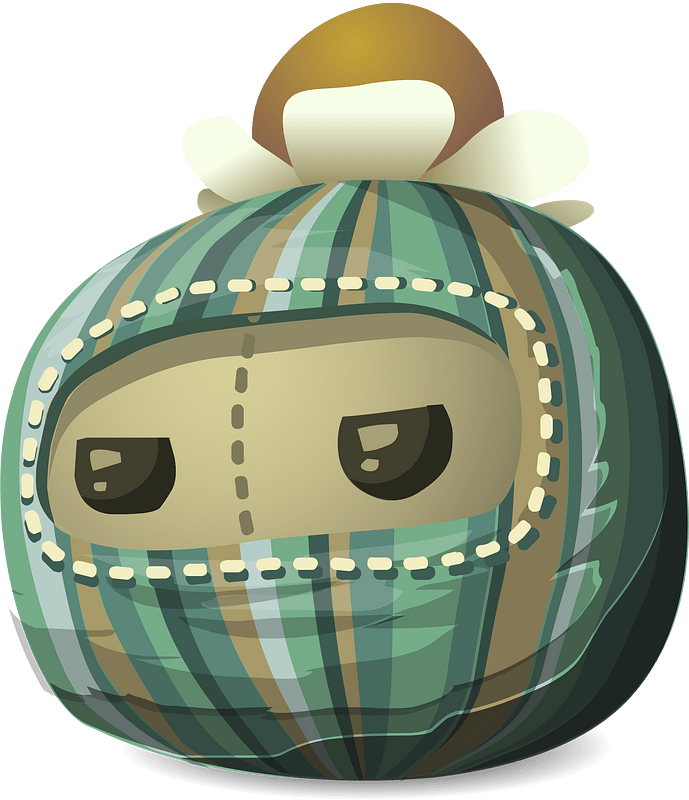 Green head beanbag