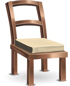Metal copper chair