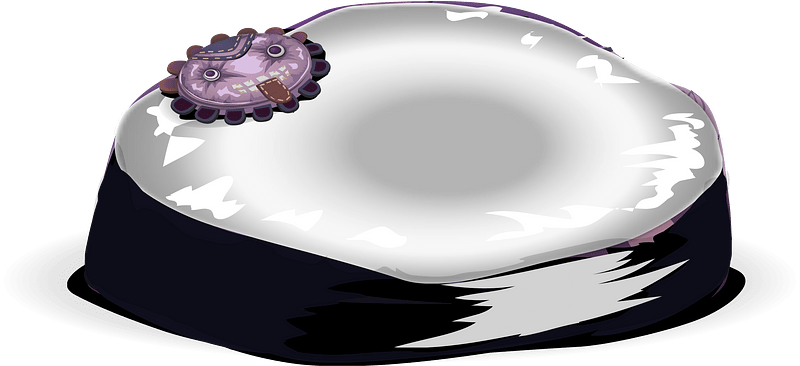 Purple beanbag chair