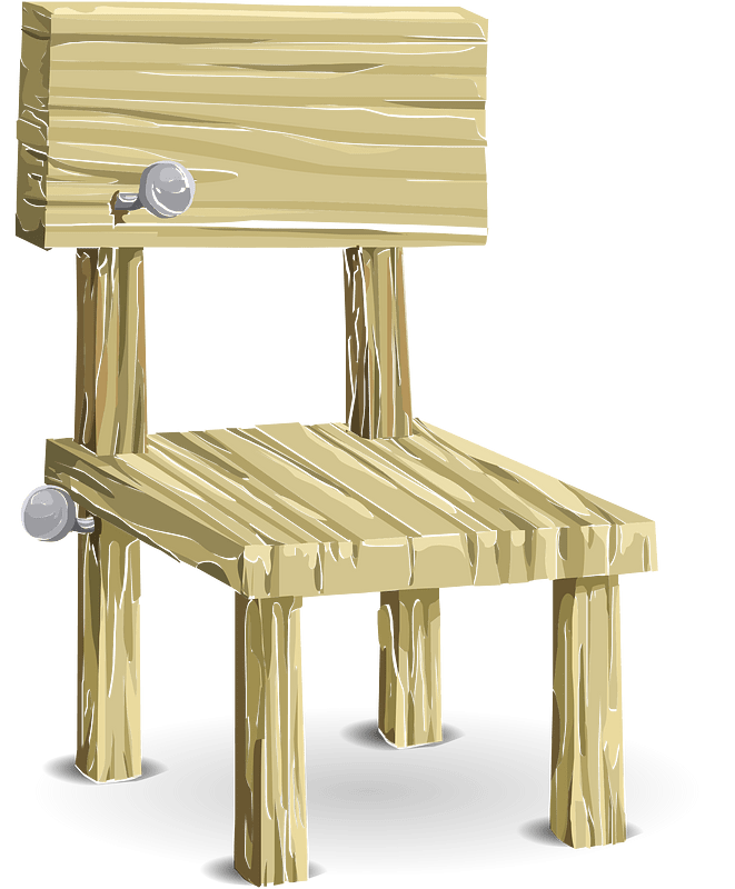Wooden chair