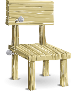 Wooden chair