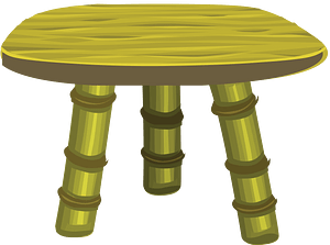 Yellow stool