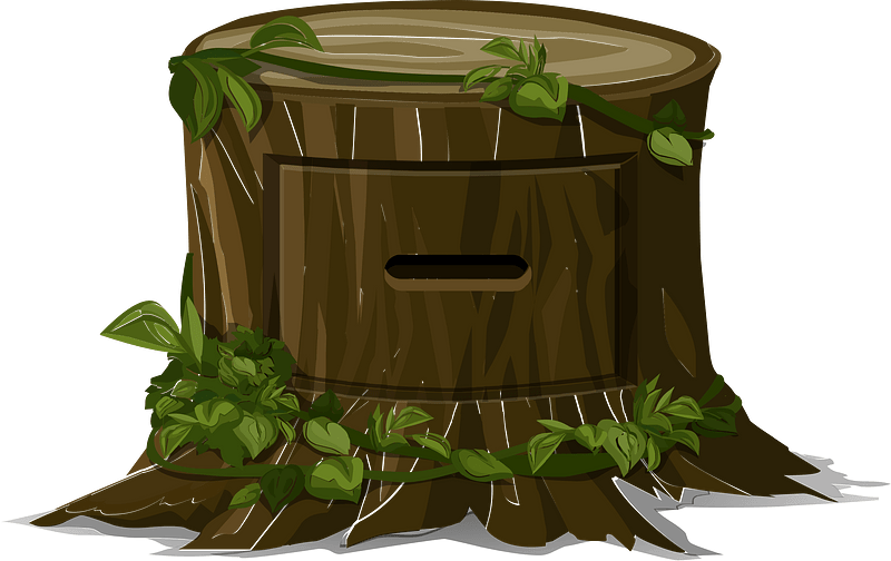 Brown trunk fantasy chest