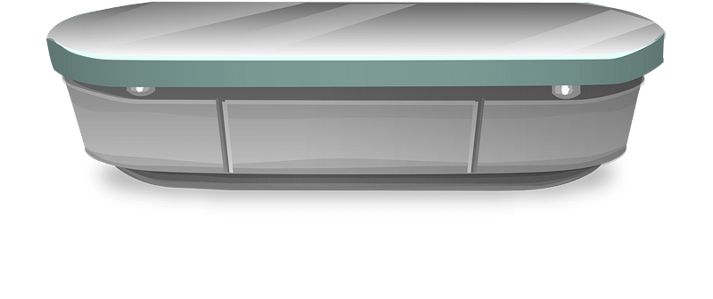 Glass chrome counter