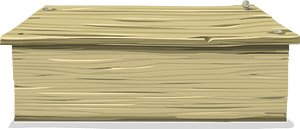 Wooden light brown counter