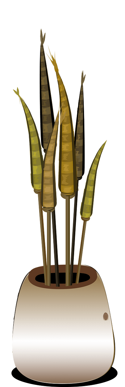 Cattails pot