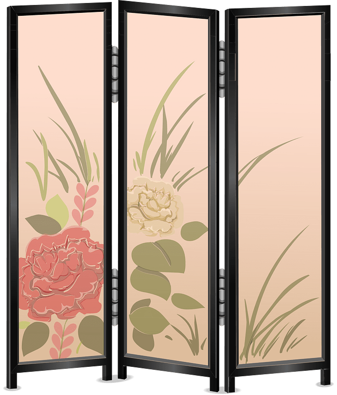 Flower screen decor