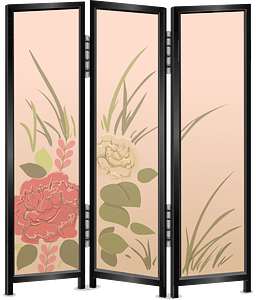 Flower screen decor