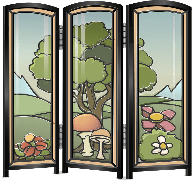 Forest screen decor