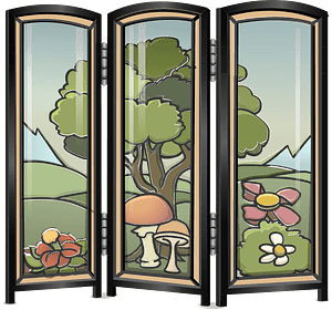 Forest screen decor