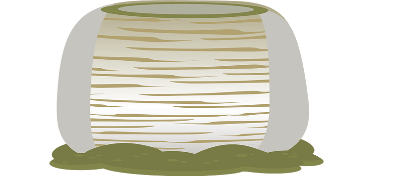 Short yellow pot