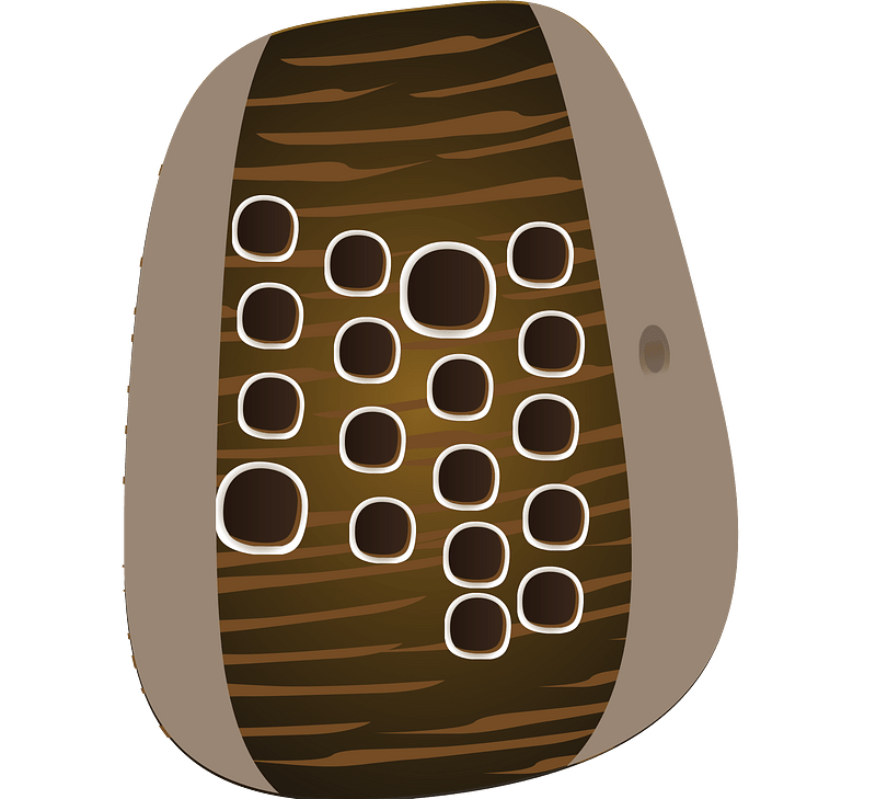 Fantasy door with holes