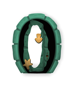 Turtle green shell fantasy door