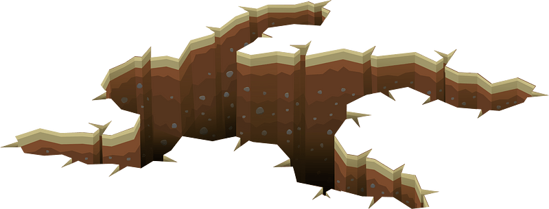 Man silhouette hole