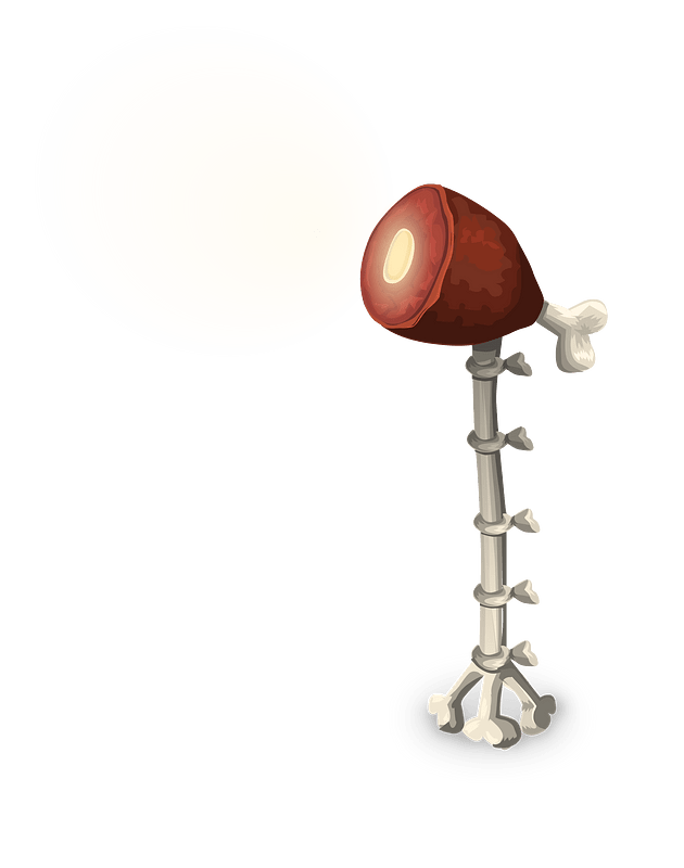 Meat drumstick fantasy floor lamp