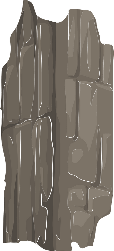Grey rock ladder