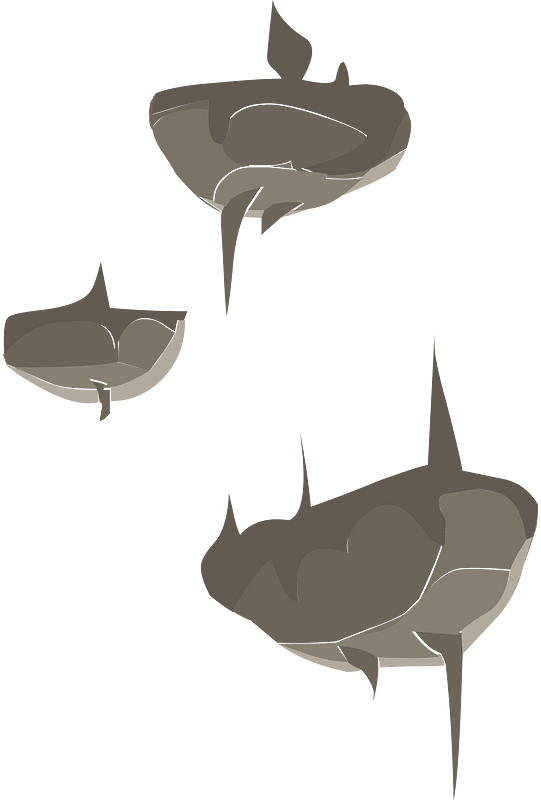 Grey rock ladder