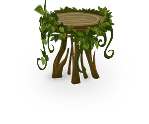 Forest vines pedestal