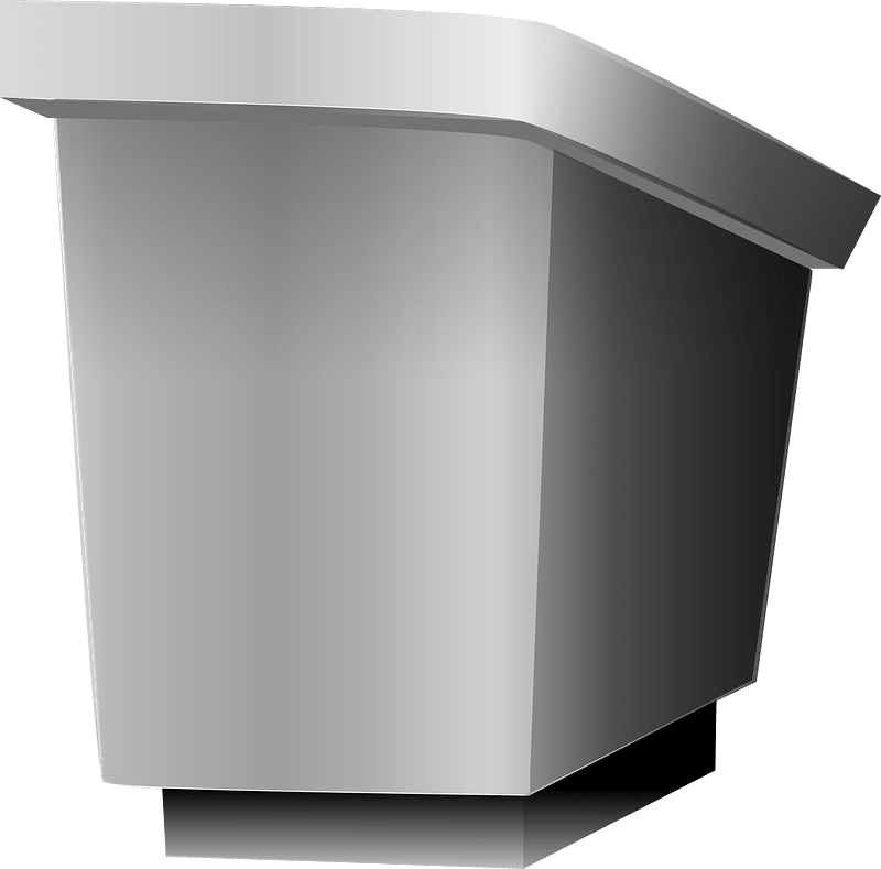 Grey podium