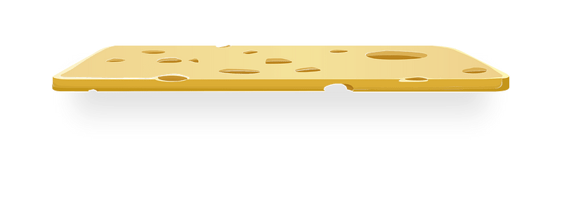 Cheese fantasy shelf
