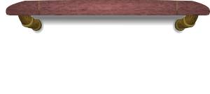 Soft red shelf