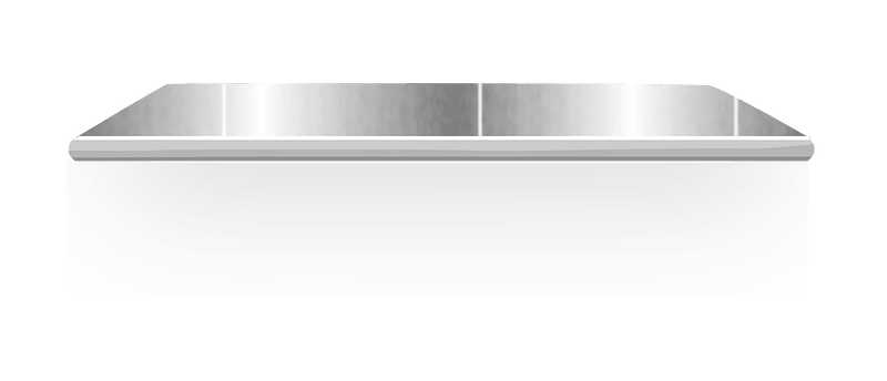 White wall shelf