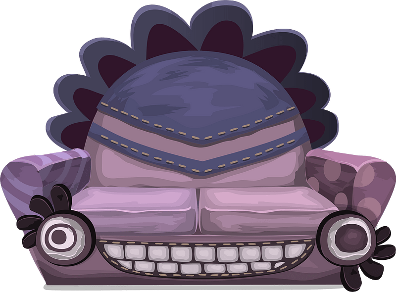 Purple love seat fantasy