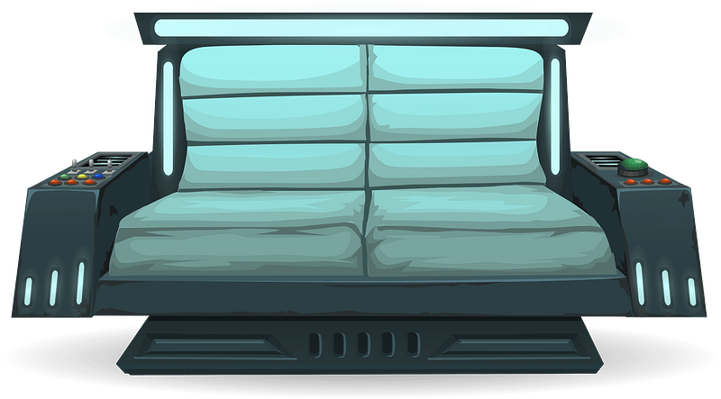 Spaceship love seat