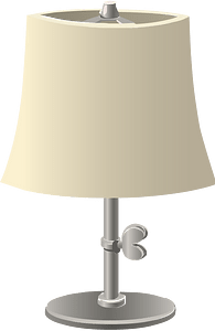 White table lamp