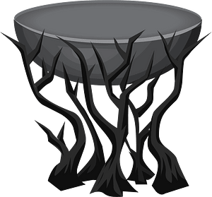 Black hell fantasy table