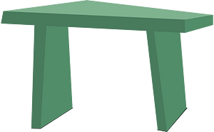 Green table